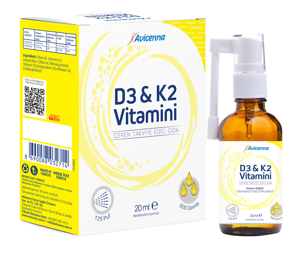 Avicenna D3 & K2 Vitamini Sprey